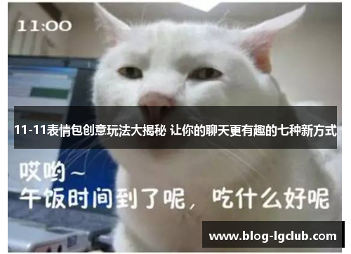 11-11表情包创意玩法大揭秘 让你的聊天更有趣的七种新方式